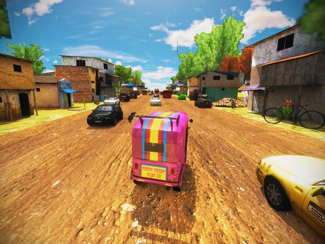 Rickshaw Road Traffic Run 3D iPad  স্ক্রিনশট