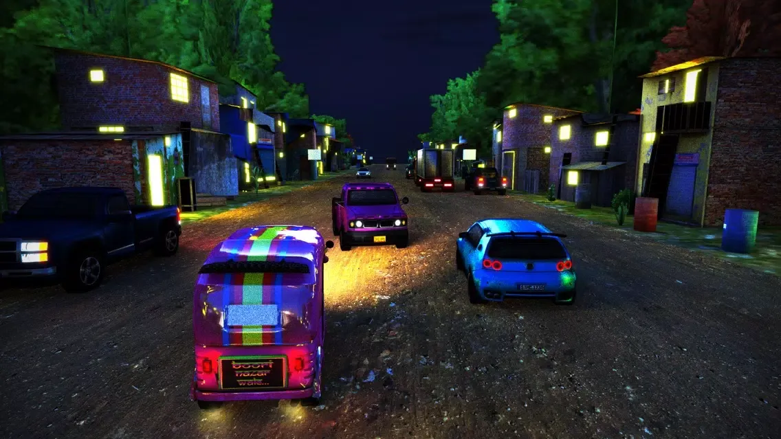 Rickshaw Road Traffic Run 3D স্ক্রিনশট