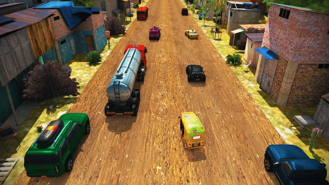 Rickshaw Road Traffic Run 3D স্ক্রিনশট