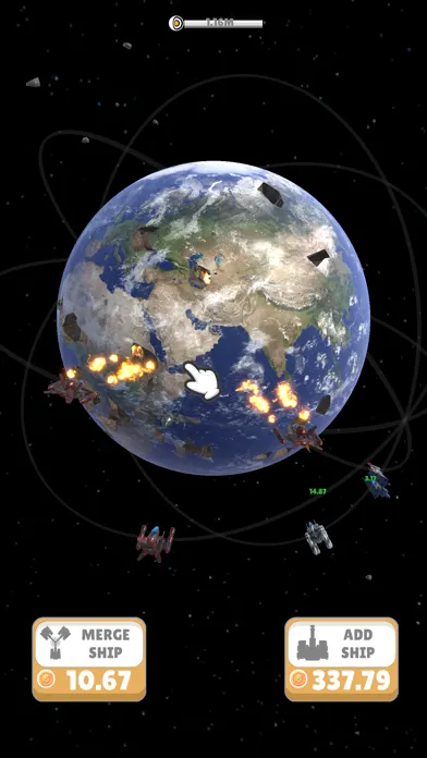 Destroy Planets Idle Game 스크린샷