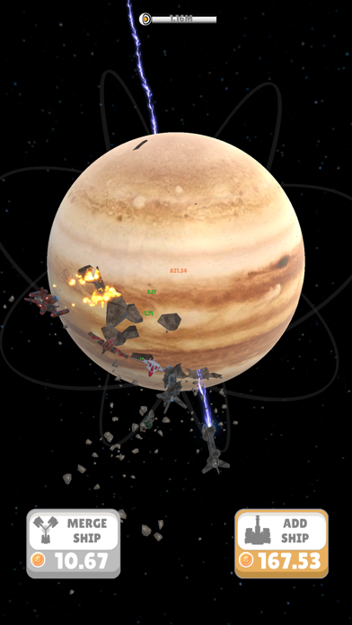 Destroy Planets Idle Game স্ক্রিনশট