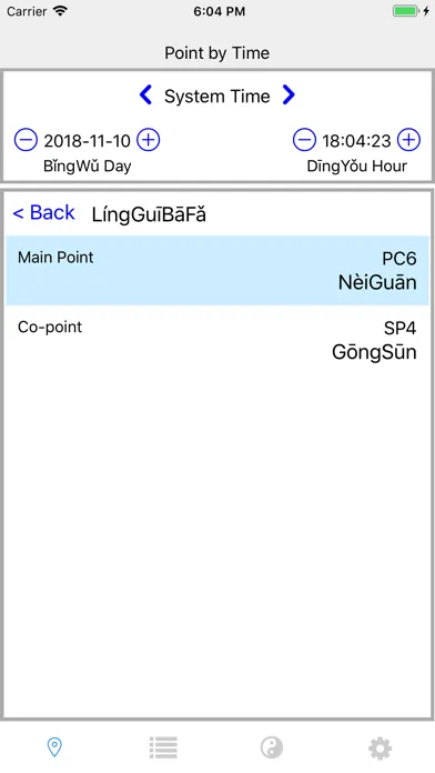 Chrono-Acupuncture Lite স্ক্রিনশট