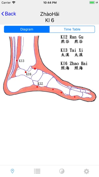 Tangkapan layar Chrono-Acupuncture