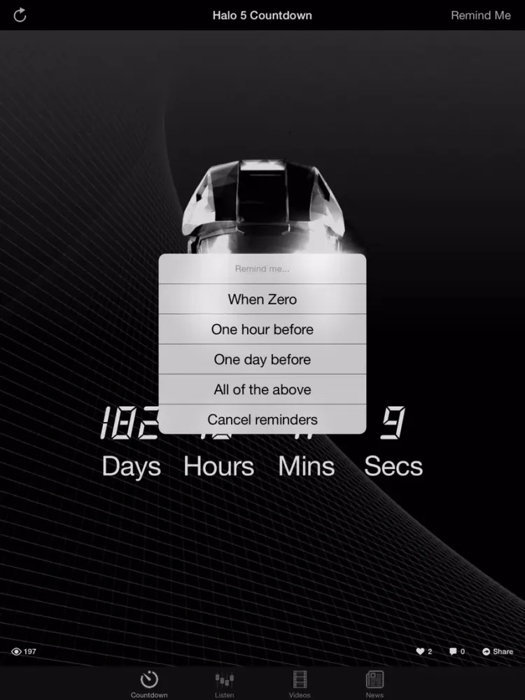 Capturas de pantalla de Countdown - Halo 5 Guardians edition iPad 