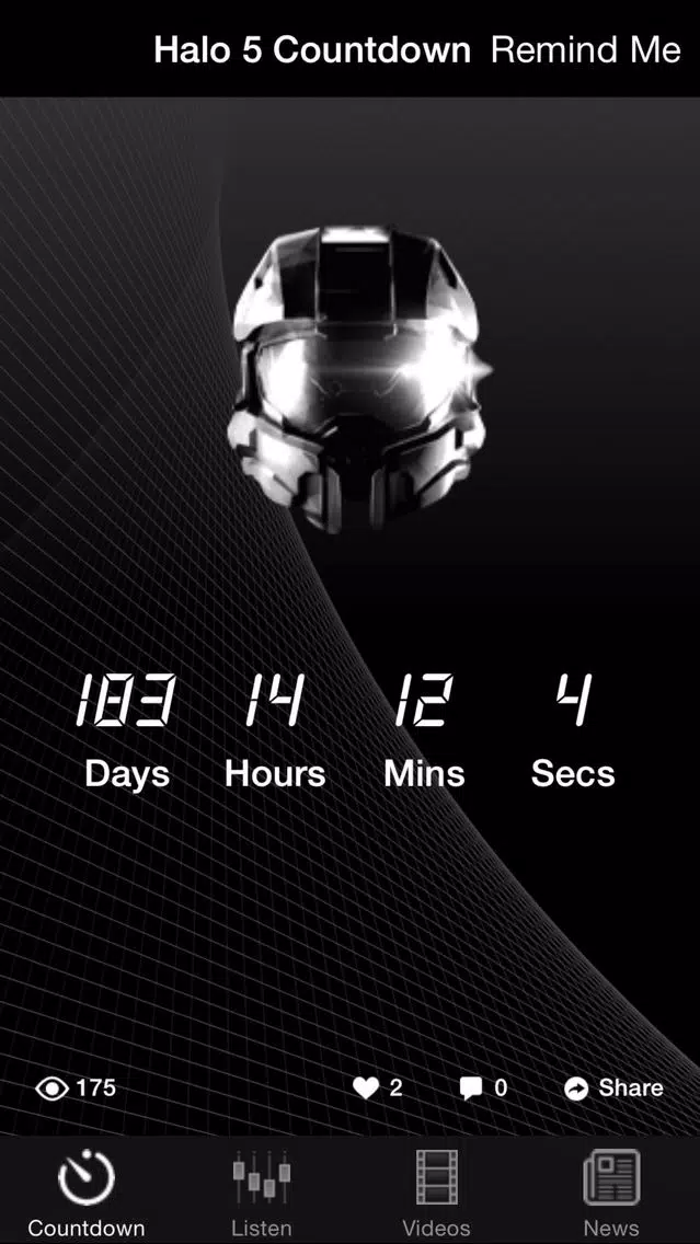 ภาพหน้าจอของ Countdown - Halo 5 Guardians edition