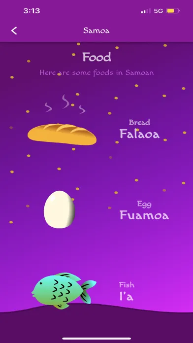 Captures d'écran de Samoan Language