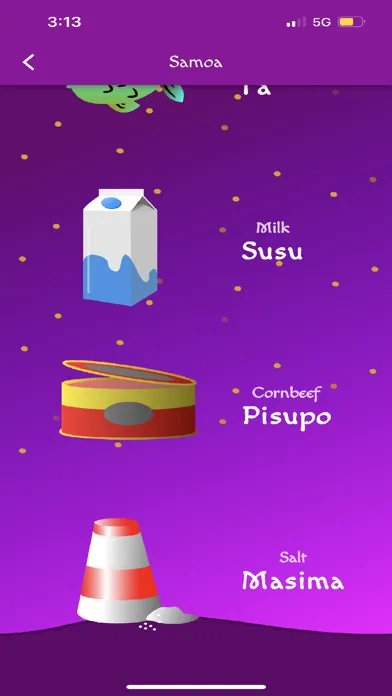 Captures d'écran de Samoan Language