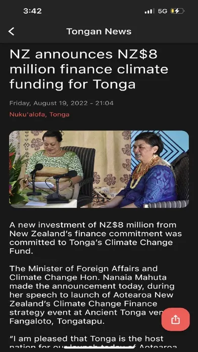 Tonga News Screenshots