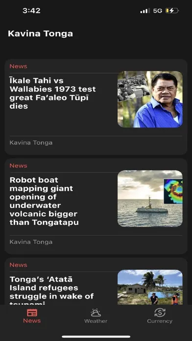 Tonga News Screenshots