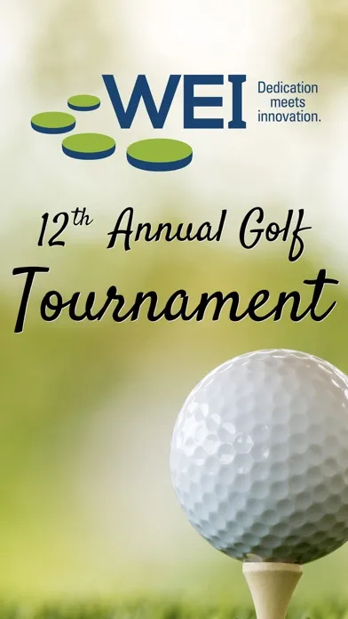 Captures d'écran de WEI Golf Tournament App