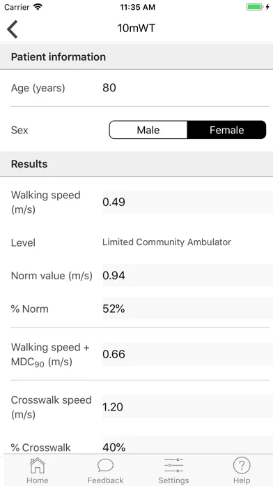 iWalkAssess 스크린샷