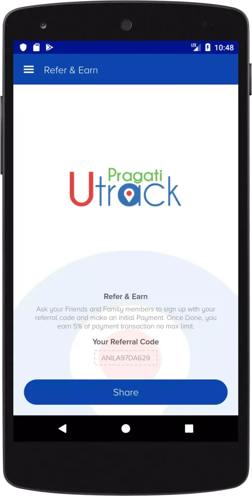 Captures d'écran de Pragati UTrack Dealer