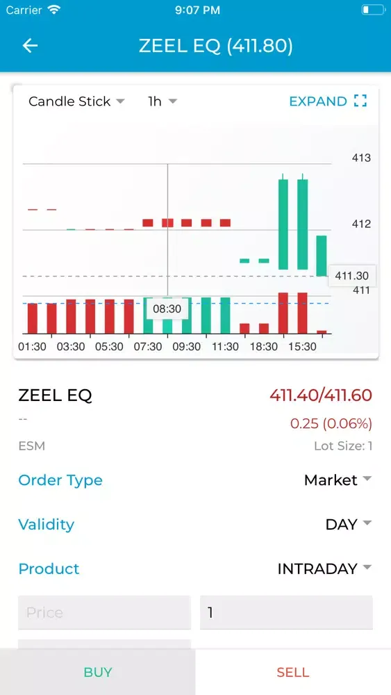Screenshot di Utrade Virtual Trading