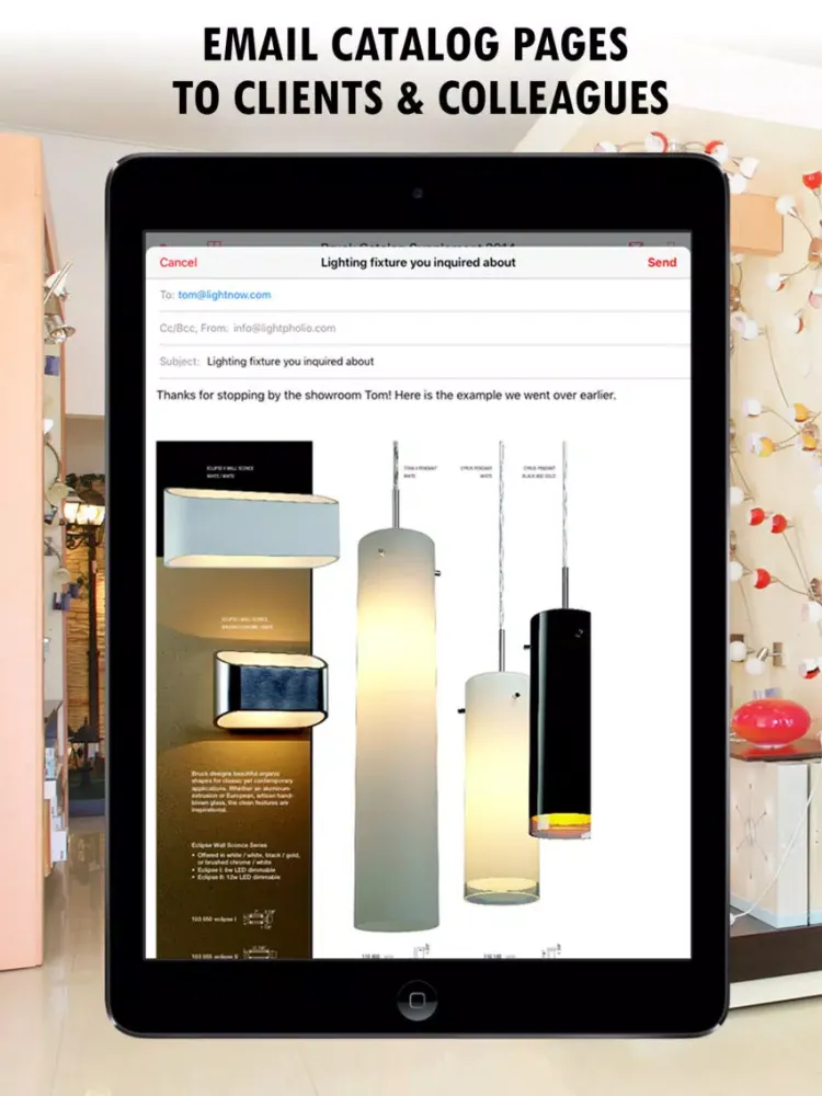 Screenshot di LightPholio iPad 