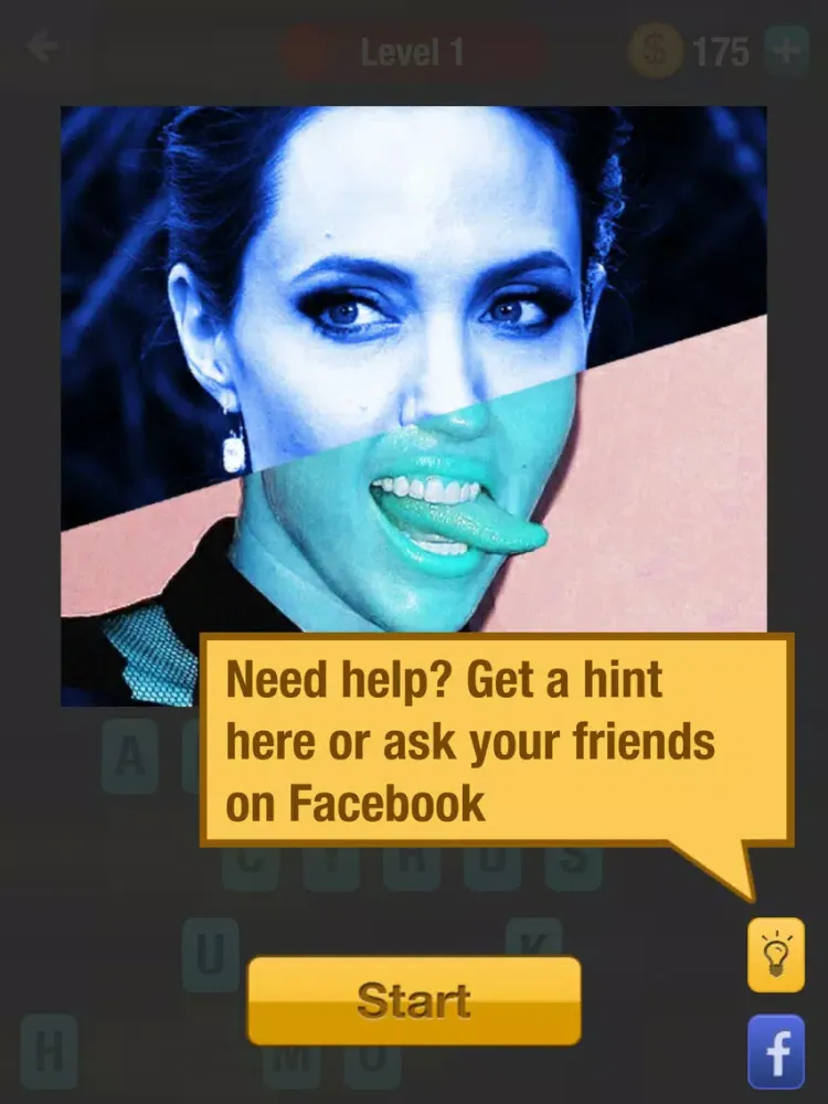 Ảnh chụp màn hình của Guess Celebrity Mashup: a challenging trivia quiz game iPad 