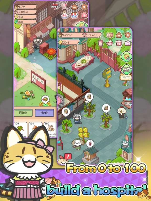 Tangkapan skrin Happy Animal Hospital iPad 