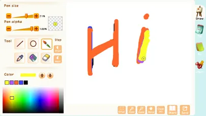 Capturas de tela do Drawing Paint