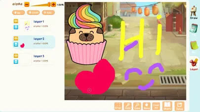 Capturas de tela do Drawing Paint