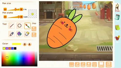 Capturas de tela do Drawing Paint