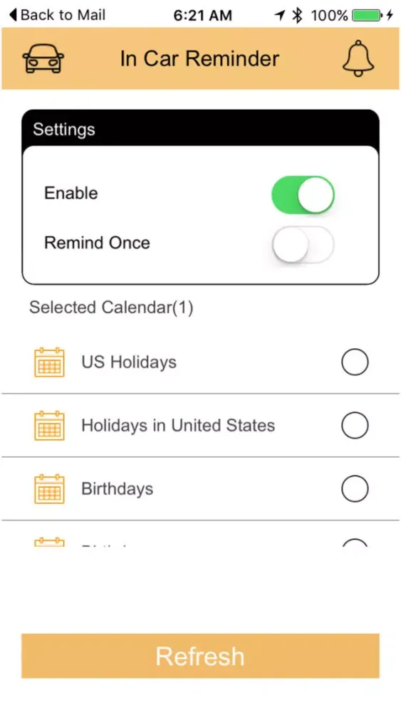 iCar Calendar سکرین شاٹس