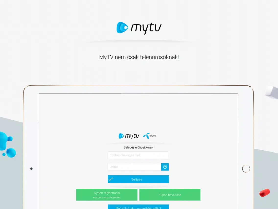 Telenor MyTV iPad  স্ক্রিনশট