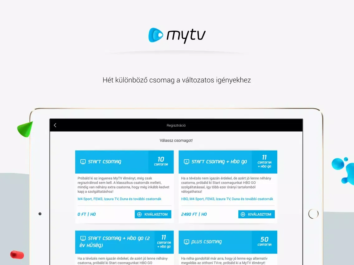 Telenor MyTV iPad  স্ক্রিনশট