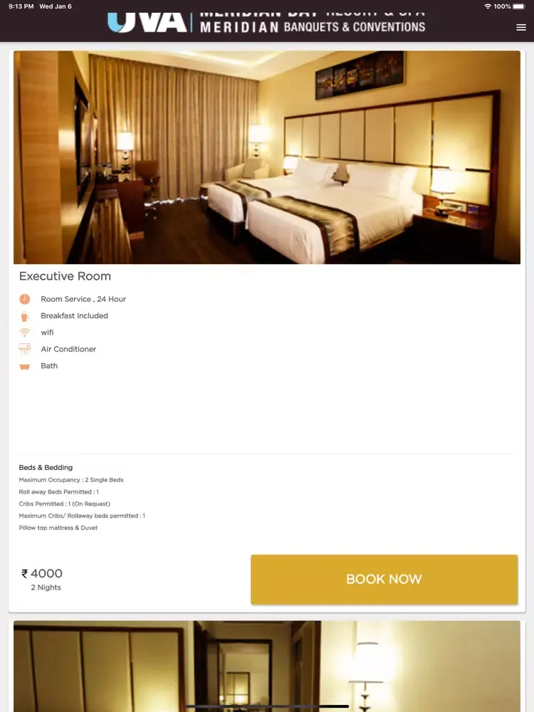 Uva Meridian Bay Resort & Spa iPad  Screenshots