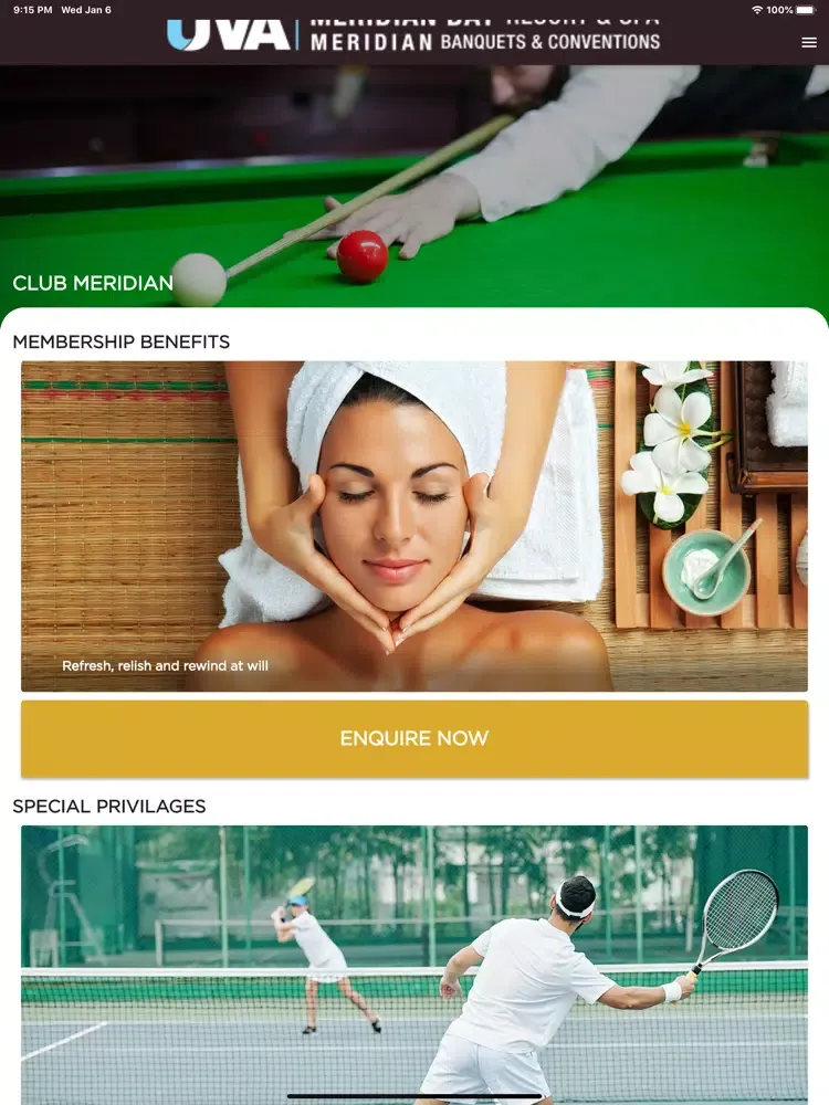 Uva Meridian Bay Resort & Spa iPad  Screenshots