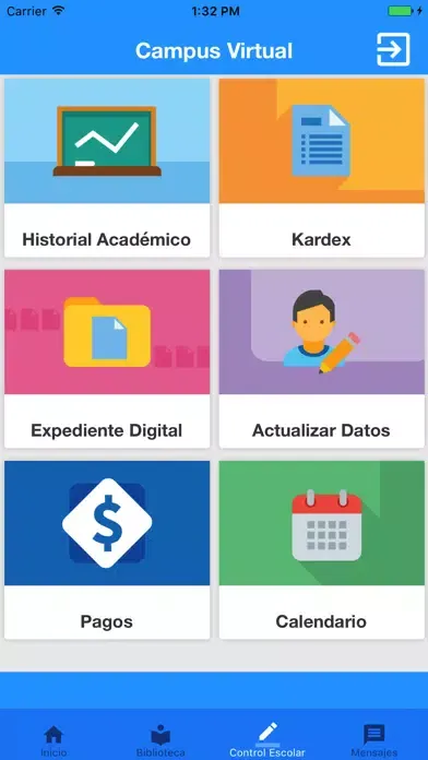 Ảnh chụp màn hình của Campus Virtual Móvil Uveg