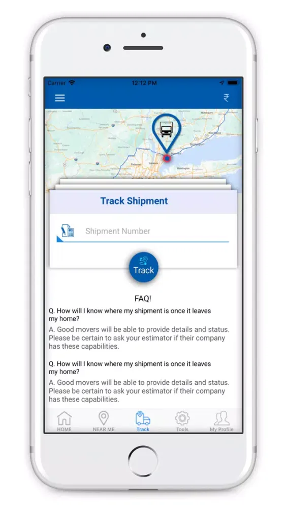 Capturas de pantalla de PMR move me - Packers & Movers