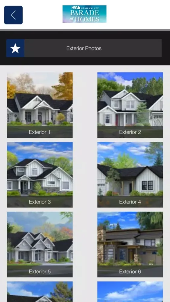 Zrzuty ekranu UVHBA Utah Valley Parade App
