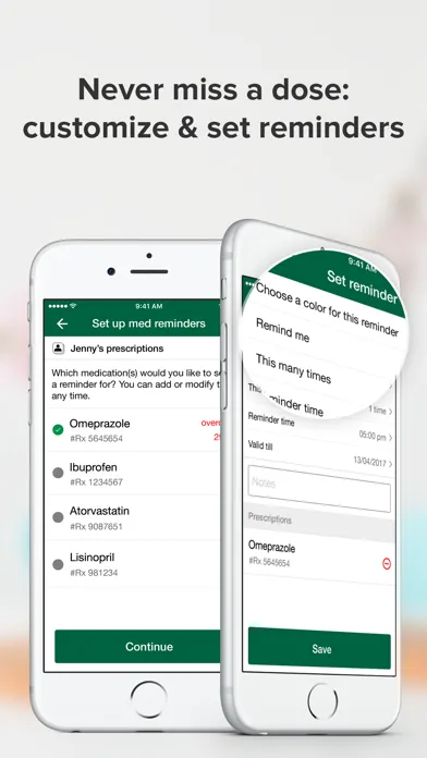 UVM Health Rx Screenshots