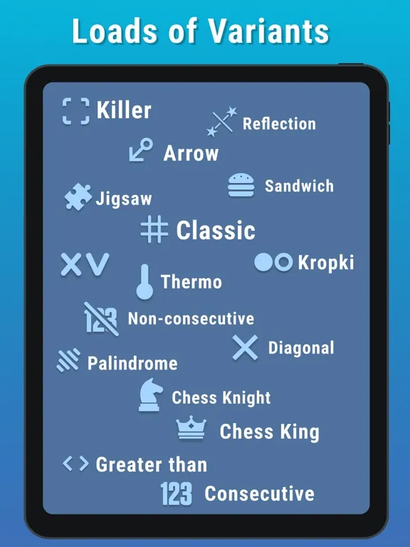 Tangkapan layar Sudoku & Variants by Logic Wiz iPad 