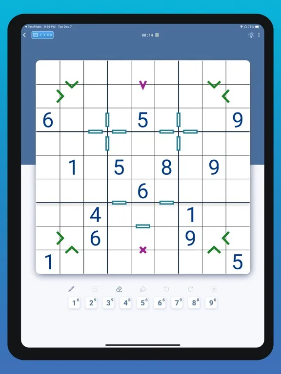 Tangkapan layar Sudoku & Variants by Logic Wiz iPad 