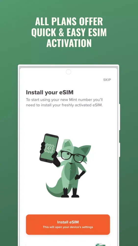 ภาพหน้าจอของ Mint Mobile