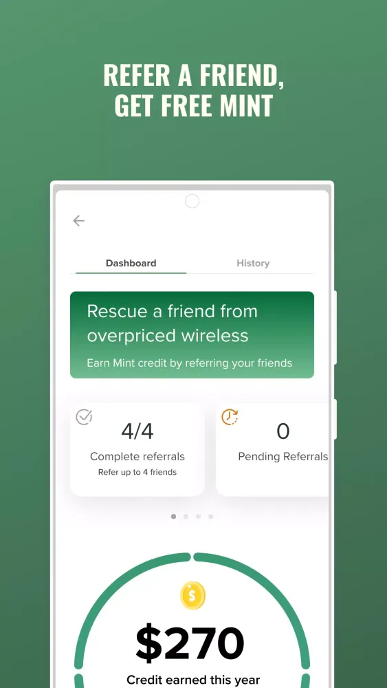 ภาพหน้าจอของ Mint Mobile