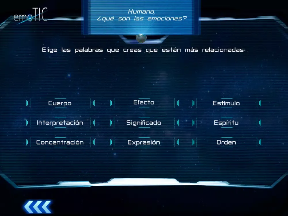 Capturas de tela do emoTIC 4 iPad 