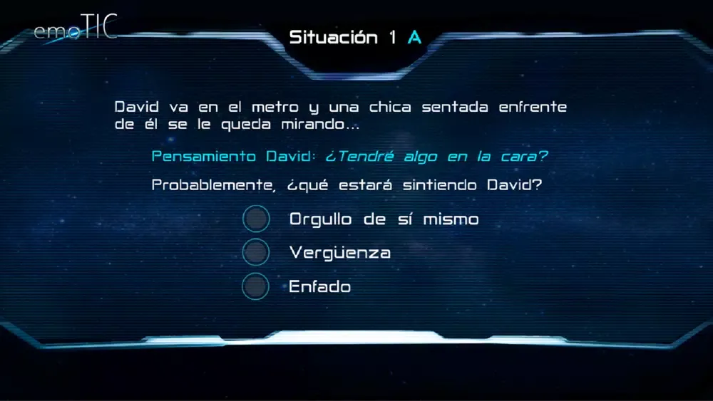 Capturas de tela do emoTIC 4