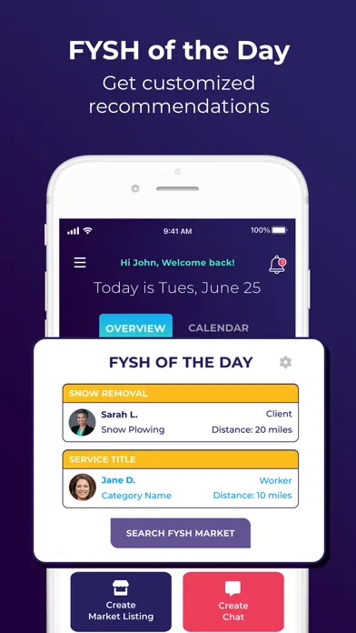 FYSH: Side Hustle Marketplace Ekran Görüntüleri