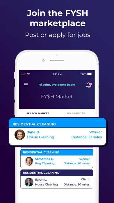 FYSH: Side Hustle Marketplace Ekran Görüntüleri