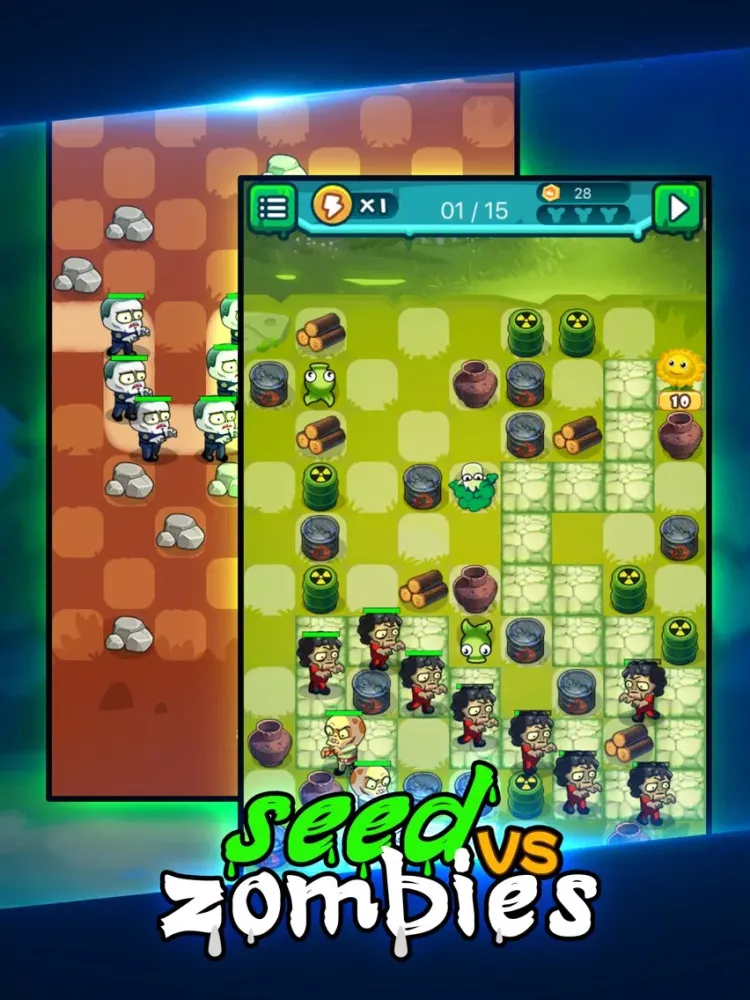 Скриншоты Zombie Defense - Seed Hero iPad 