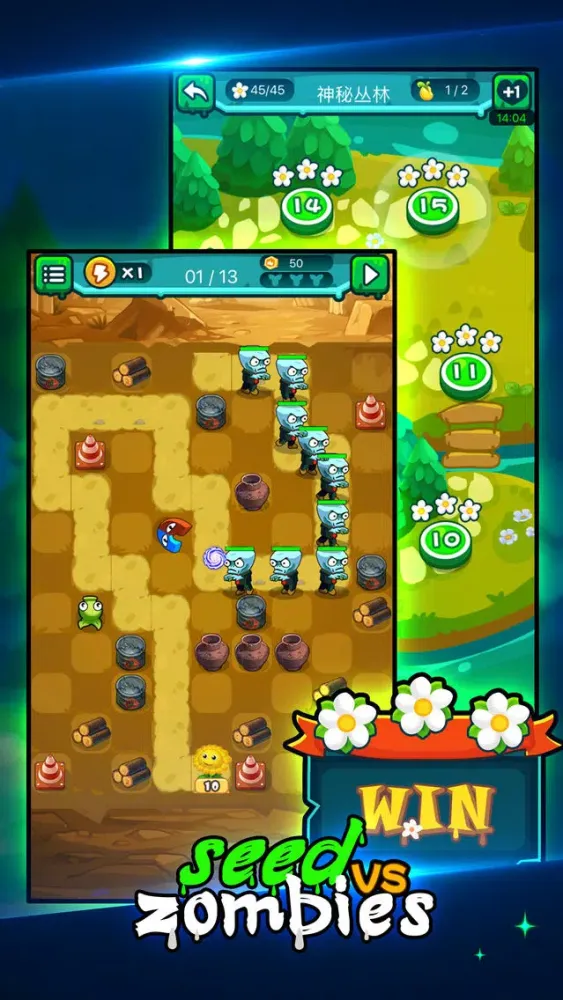 Скриншоты Zombie Defense - Seed Hero