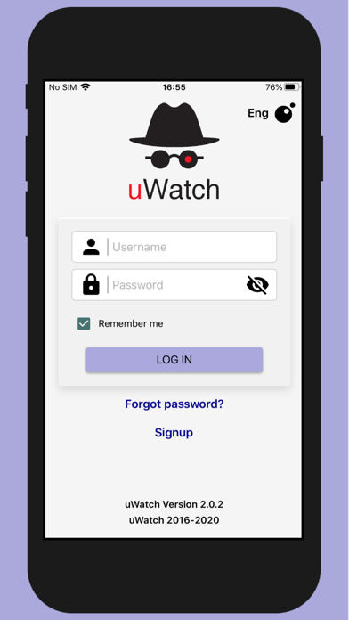Captures d'écran de uWatch