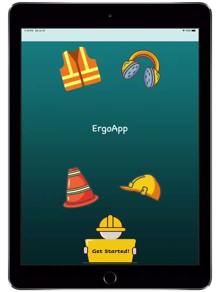 Ergonomics Risk Assessment App iPad  스크린샷