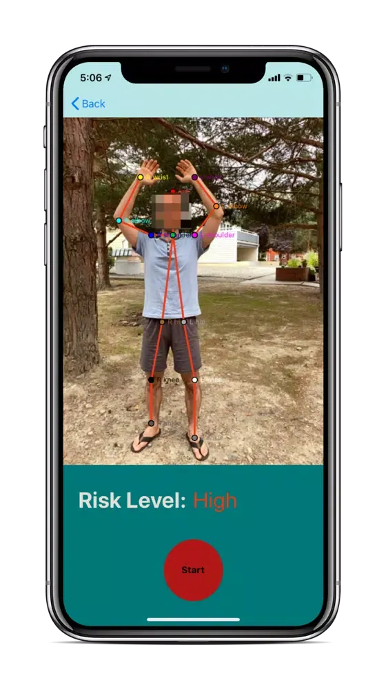 Ergonomics Risk Assessment App 스크린샷