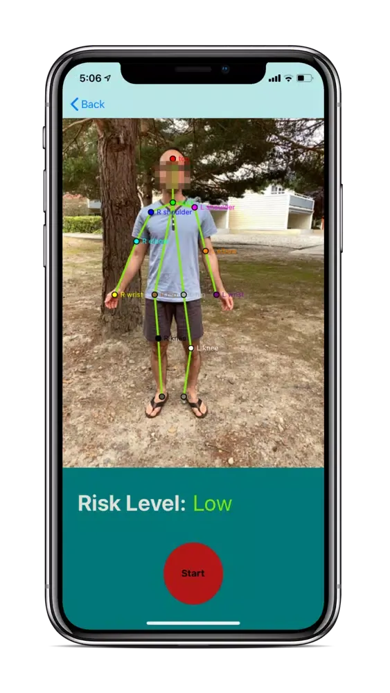 Ergonomics Risk Assessment App 스크린샷