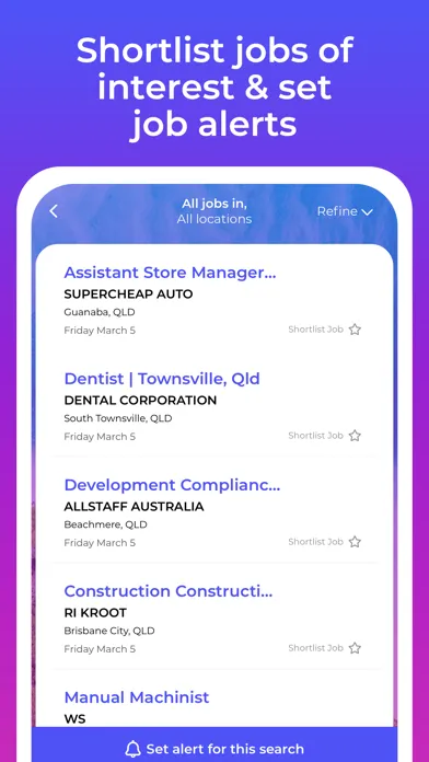 Jobs in Queensland應用截圖