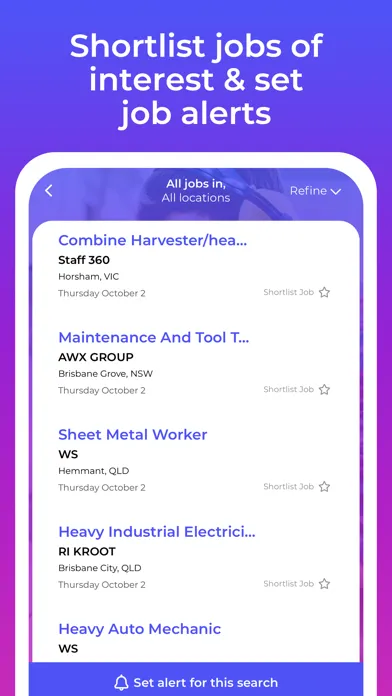 Capturas de pantalla de Trade Jobs & Services Jobs