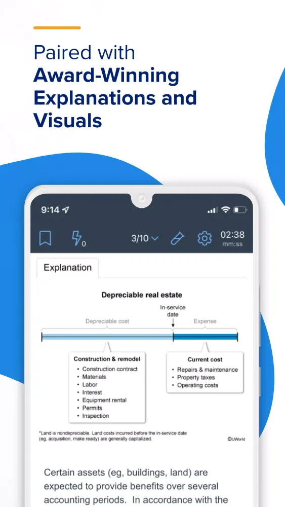 UWorld Accounting - Exam Prep स्क्रीनशॉट