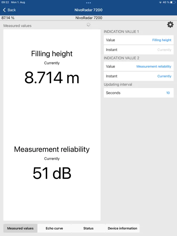 Captures d'écran de UWT LevelApp iPad 